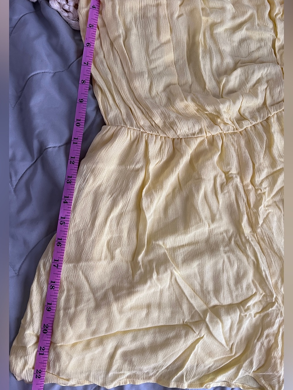The Vanity Room Yellow Swim Cover-Up Romper - Picture 9 of 10